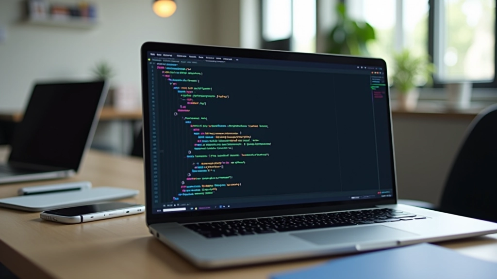 Notebook s CSS kódem a barevnými swatchy