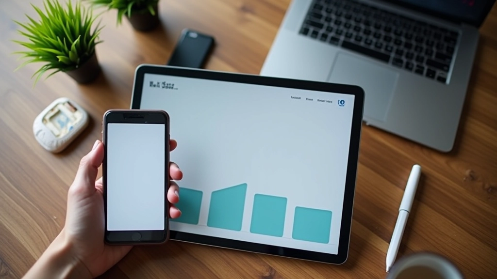 Mobilní telefon a tablet s responzivním webdesignem